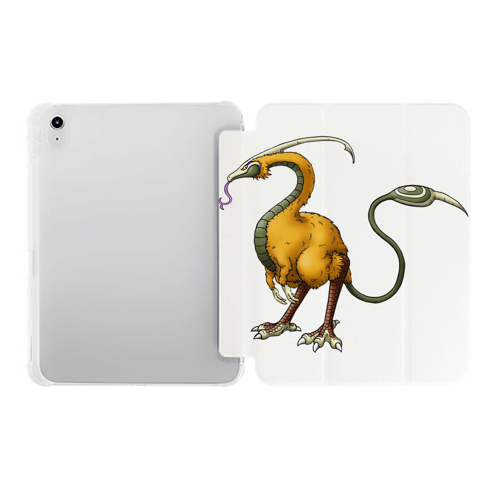 （画像用） ドラゴンクエスト Doragon Kuesuto Dragon Quest IPad ケース ペン収納付き 三つ折りスタンド PUレザー×シリコン 対応機種9.5/10.5/10.9インチ
